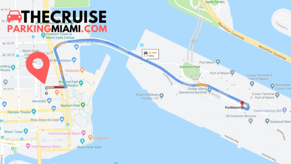 parking at miami cruise port for celebrity